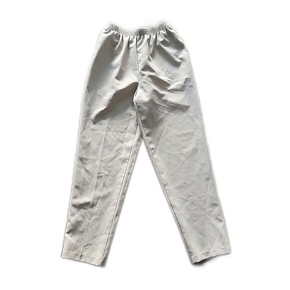 BonWorth Elastic Waist Pull On Pants ~ Sz S ~ Beige ~ High Rise ~ 29.5" Inseam - Picture 1 of 6